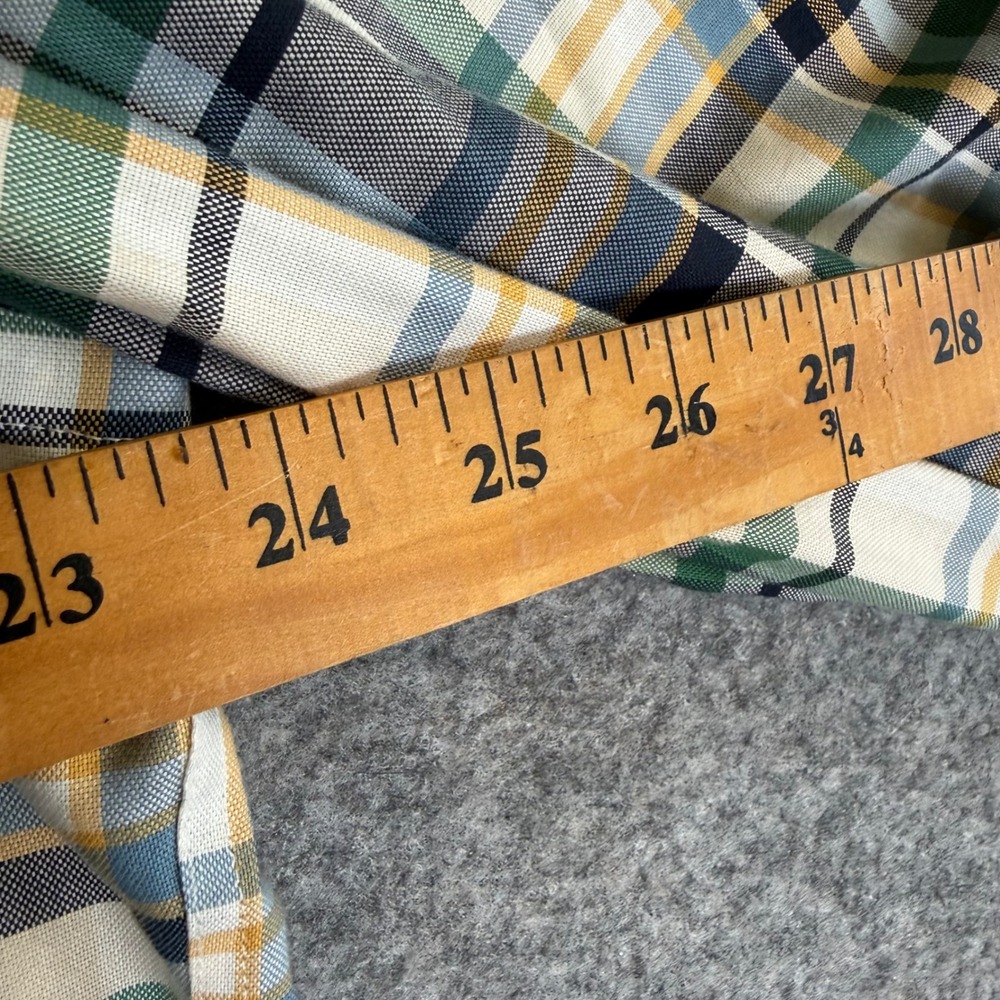 UNTUCKit Terrango-WF Plaid Button Down Shirt Mens XL Wrinkle Free Green 41357 - Picture 5 of 8